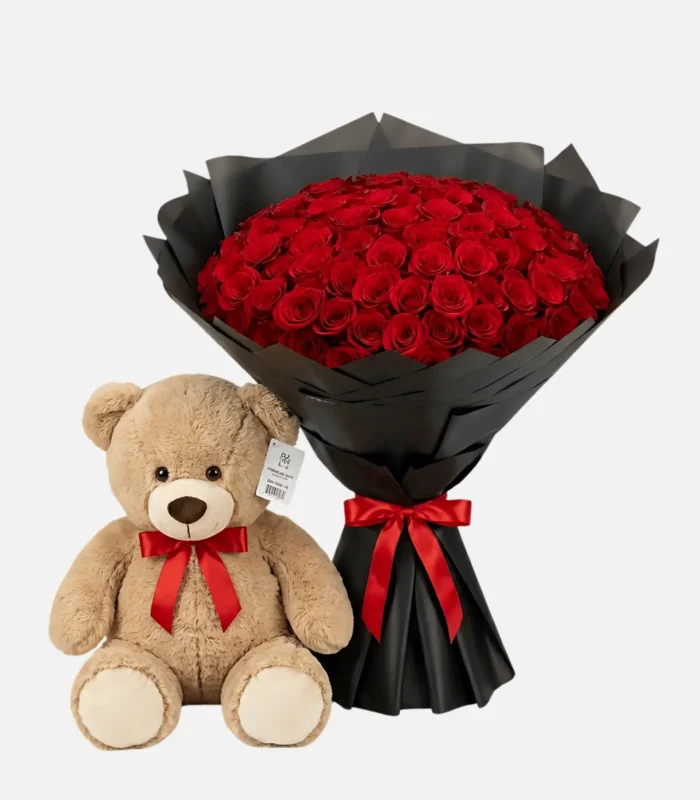 Teddy bier & Red Rose Banquet