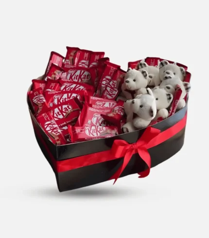Heart Shape KitKat Chocolate Box