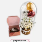 Get Well Soon Special – Cake & Balloon Box